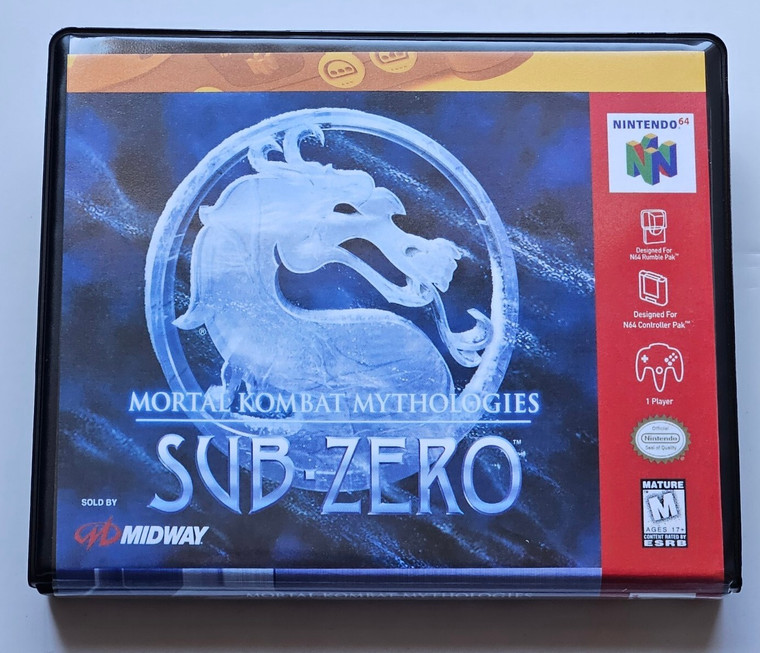 Mortal Komat Mythologies Sub-Zero CASE ONLY Nintendo 64 N64 Box ANY 4+ 20% OFF A