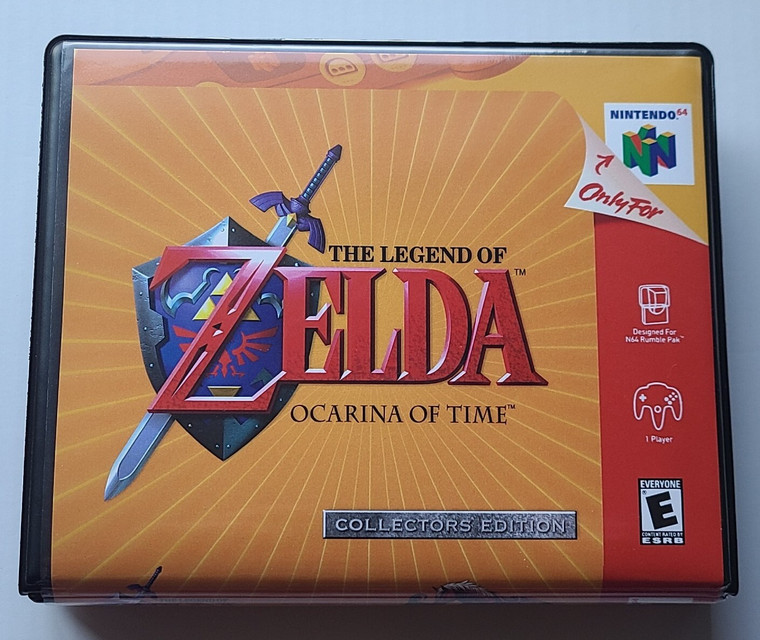 The Legend Of Zelda Ocarina Time Collector's Edition CASE Nintendo 64 N64 Box