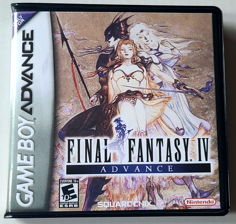 Final Fantasy IV CASE ONLY Game Boy Advance GBA Box BEST QUALITY AVAILABLE
