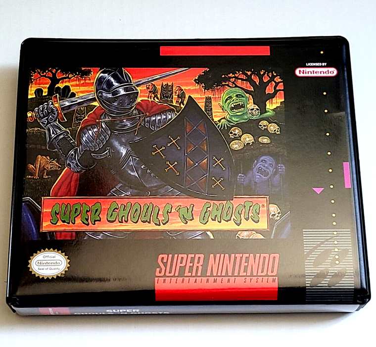 Super Ghouls 'N Ghosts CASE ONLY Super Nintendo SNES Box BEST Quality Available!