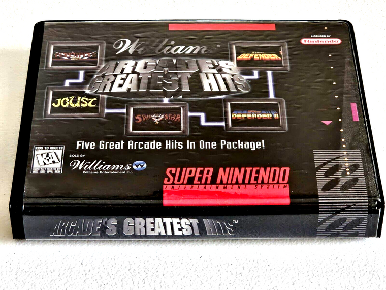 William's Arcade's Greatest Hits (Super Nintendo) SNES Case Box