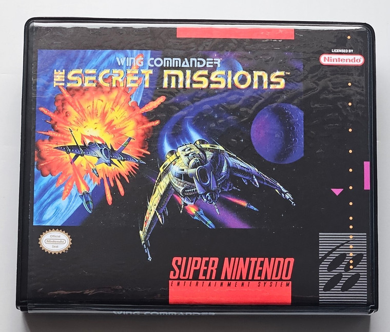 Wing Commander The Secret Missions (Super Nintendo) SNES Case Box BEST Quality