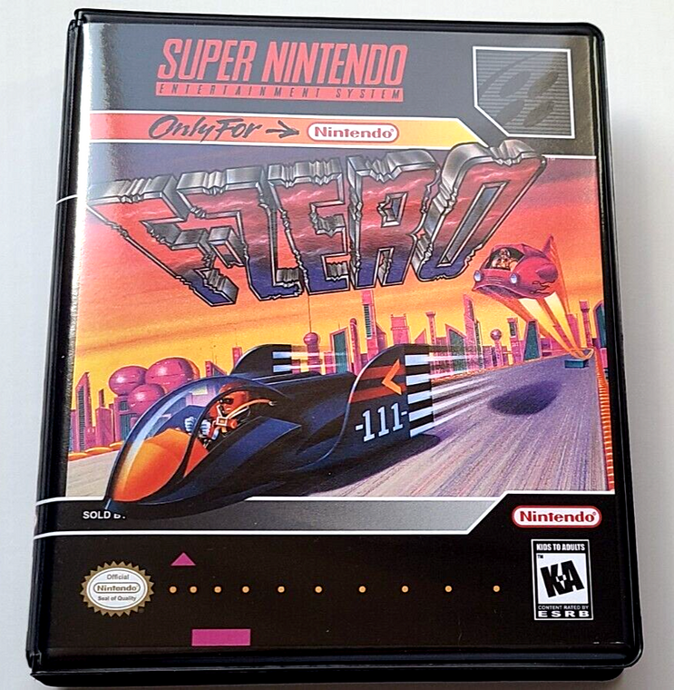 F-Zero Fzero CUSTOM CASE ONLY Super Nintendo SNES Box ANY 4+ 20% OFF