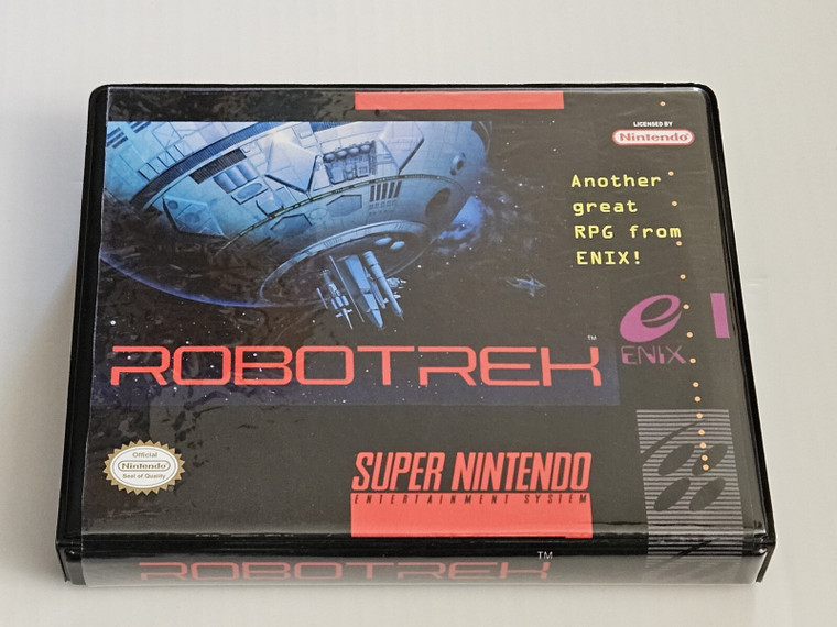 Robotrek CUSTOM CASE ONLY Super Nintendo SNES Box ANY 4+ 20% OFF