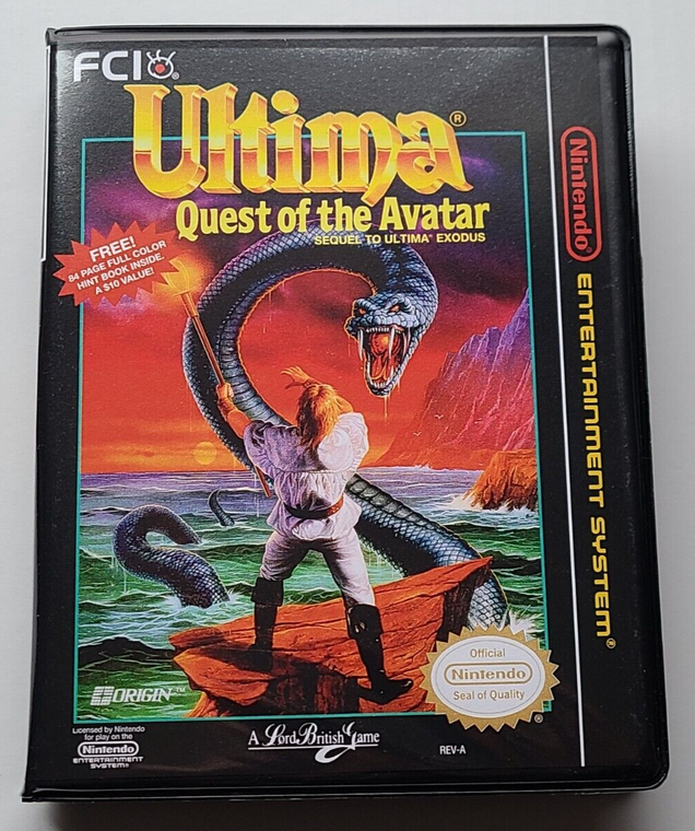 Ultima Quest of the Avatar CASE ONLY Nintendo NES Box ANY 4+ 20% OFF A+ QUALITY