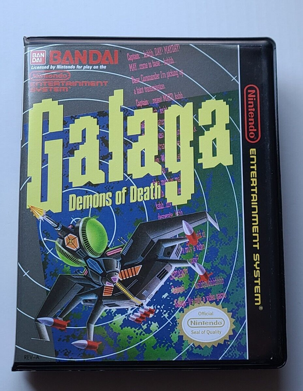 Galaga Demons of Death CASE ONLY Nintendo NES Box ANY 4+ 20% OFF A+ QUALITY