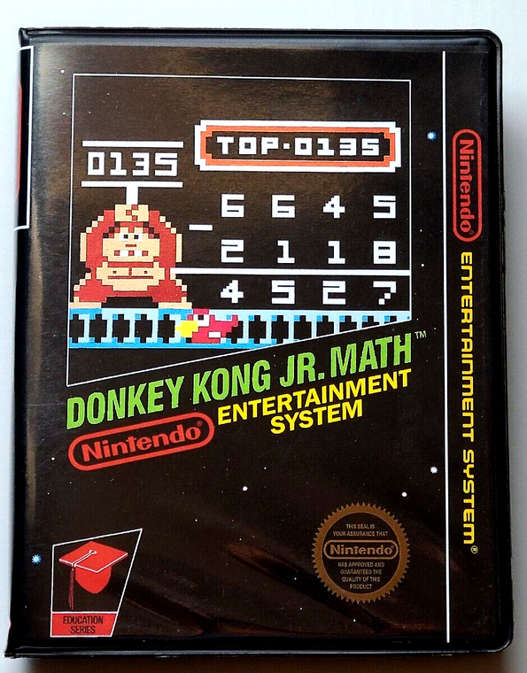 Donkey Kong Jr. Math CASE ONLY Nintendo NES Box ANY 4+ 20% OFF A+ QUALITY