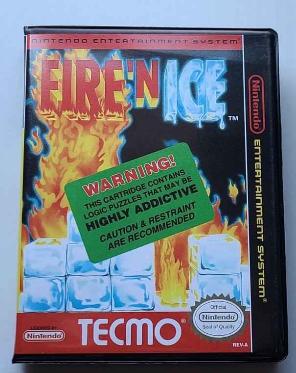 Fire 'N Ice CASE ONLY Nintendo NES Box ANY 4+ 20% OFF A+ QUALITY