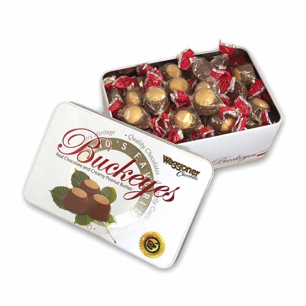 BUCKEYE COLLECTOR TIN MILK CHOCOLATE 1 LB.