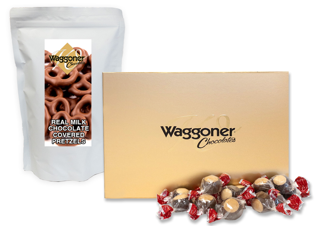 4 lb. Buckeye Special with FREE Milk Chocolate Cocktail Pretzels