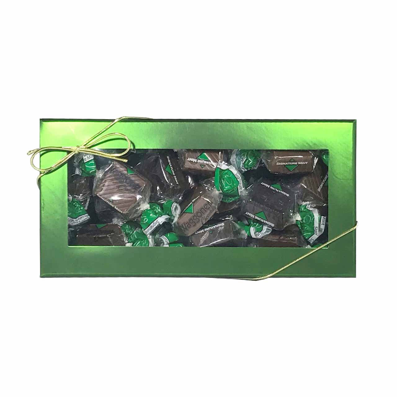 SIGNATURE MINT GIFT BOX 8 OZ. - Waggoner Chocolates