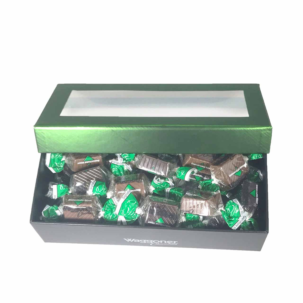 SIGNATURE MINT GIFT BOX 8 OZ. - Waggoner Chocolates