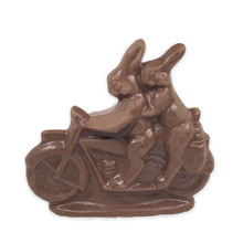 3.5 OZ. BUNNY ON A MOTORCYCLE