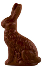 Solid 3D Sitting Easter Bunny