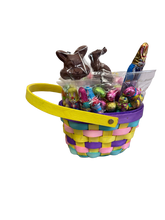 EASTER BASKET - 6" Pastel Wood Chip Basket