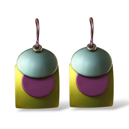 K. Teal/Violet/Lime/Fuchsia Niobium