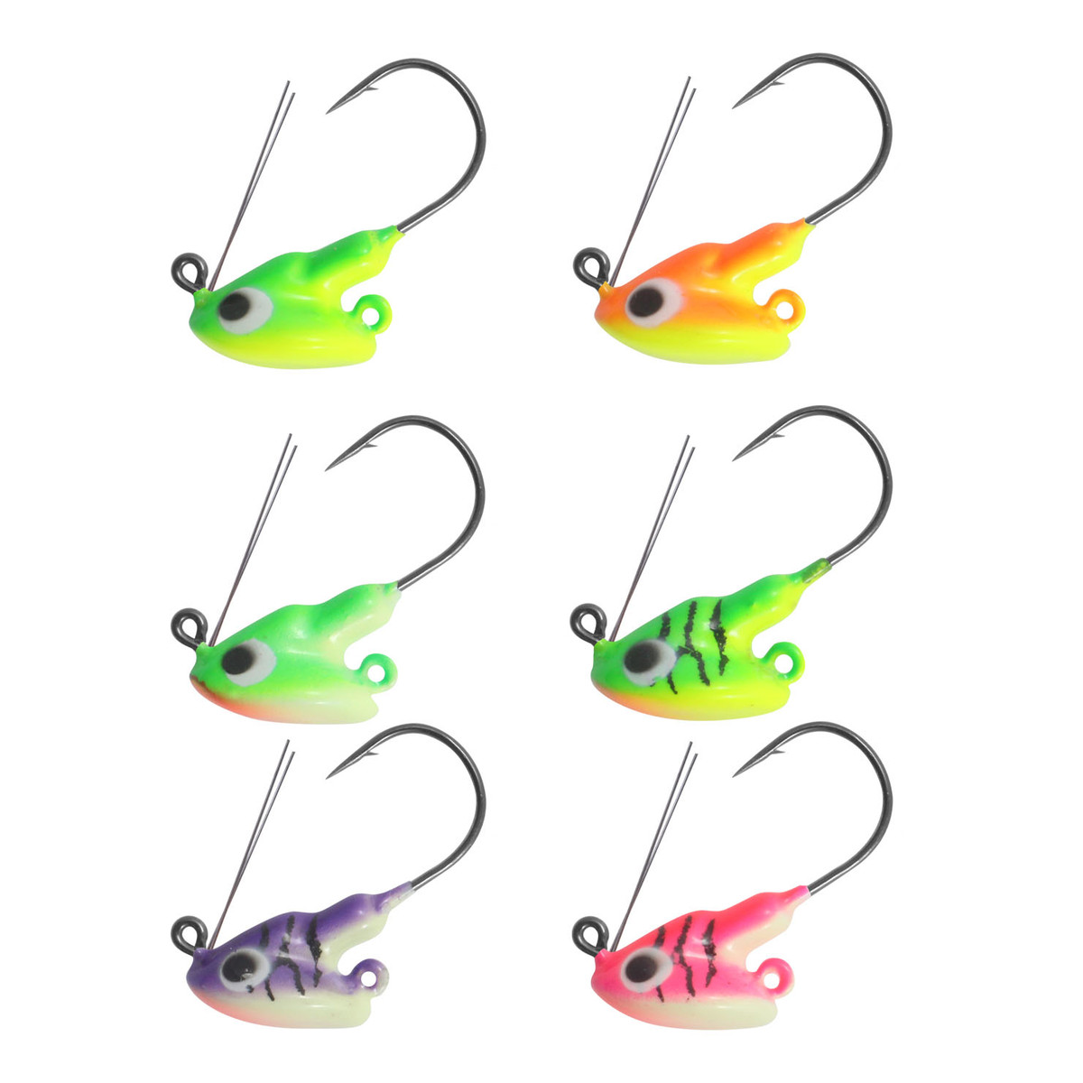 Northland Tackle Weedless Fire-Ball Jig - 1.125 Inch, 1/8 Oz, #2/0 Hook, 2-Pack
