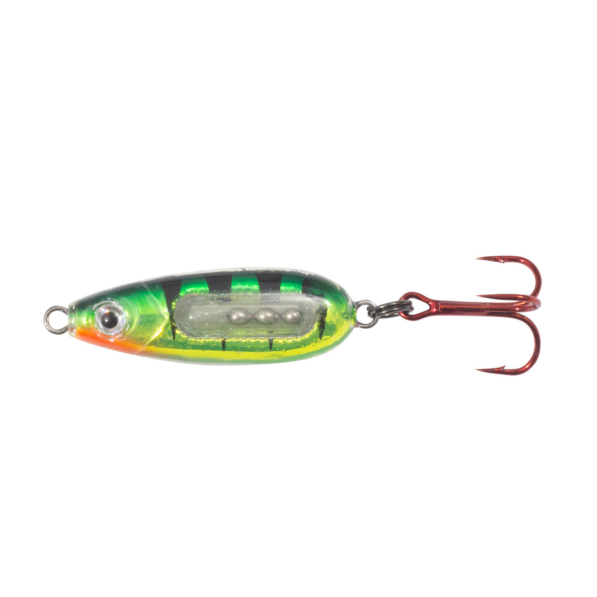 Northland Glass Buck-Shot Rattle Spoon-Super Glo Perch-1/8 oz