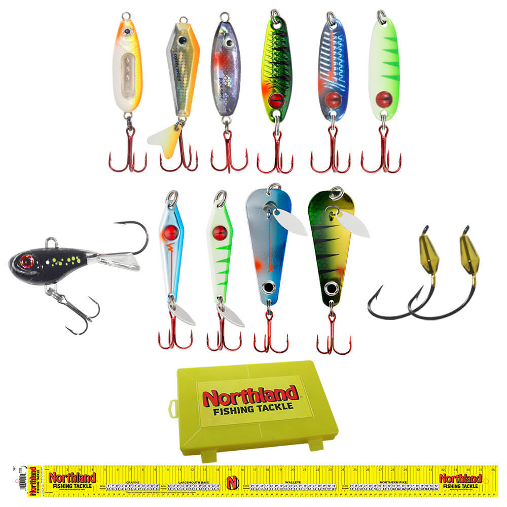 Mille Lacs Ice Fishing Jig and Spoon Kit - Northland Fishing Tackle
