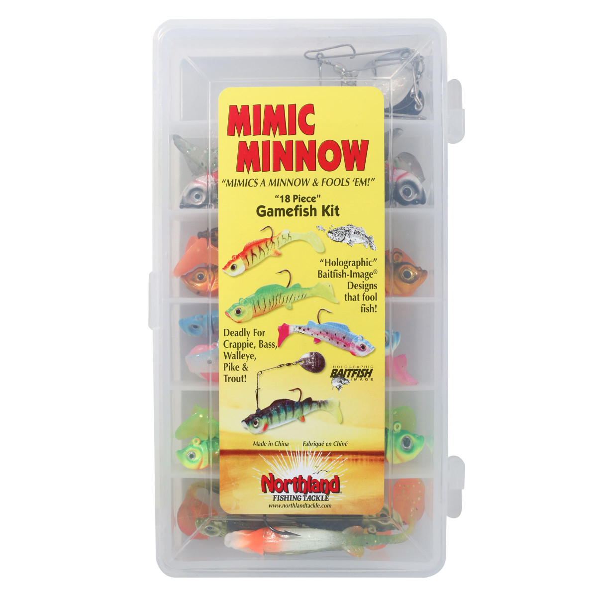 MIMIC MINNOW GAMEFISH KIT - 18/KIT MIMIC MINNOW GAMEFISH KIT - 18/KIT
