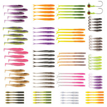 RUMBLE SHAD CRAW ASSORTMENT - 11/KIT - ASSORTED