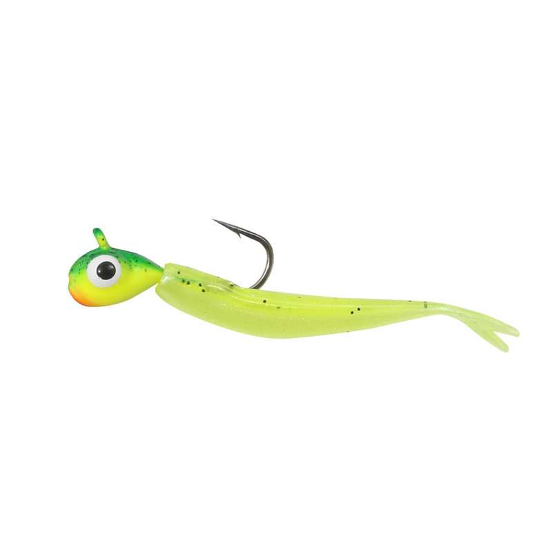 10Pcs Micro Jig Fishing Lures T-tail Soft Worm Microjig Lures