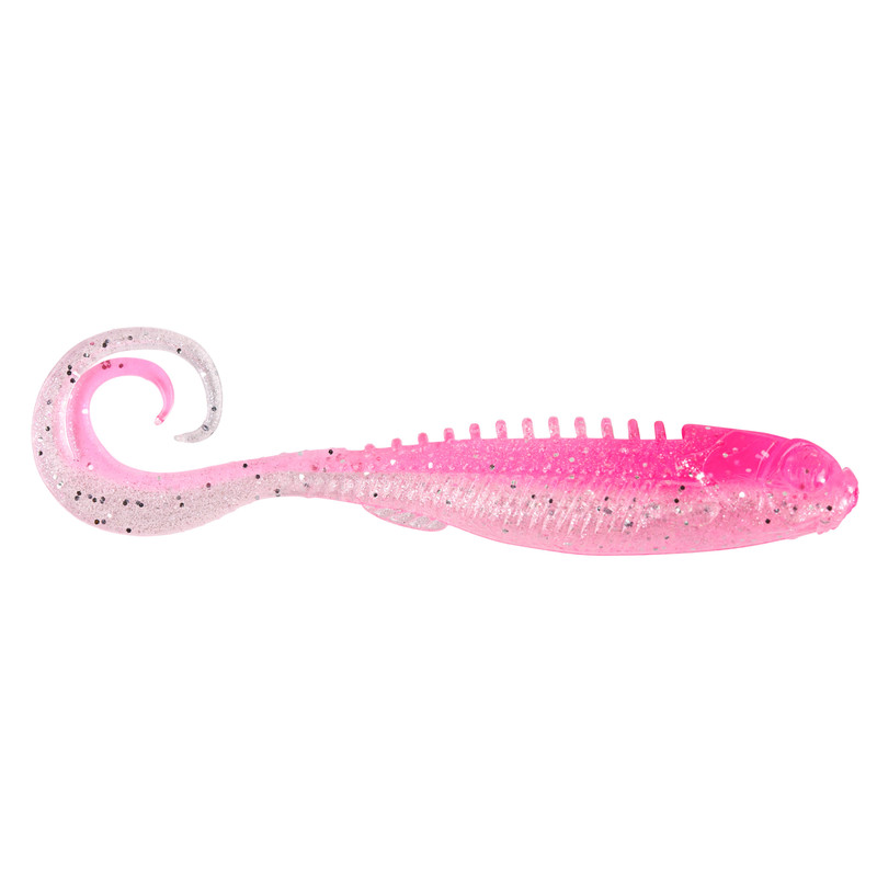 Tackle HD 40-Pack Grub Fishing Lures, 2-Inch Skirted Grub with Curly Tail,  Bulk Fishing Grubs for Crappie, Bass, Walleye, or Trout Bait, Freshwater or  Saltwater Swimbait, Fluorescent Pink, Soft Plastic Lures 