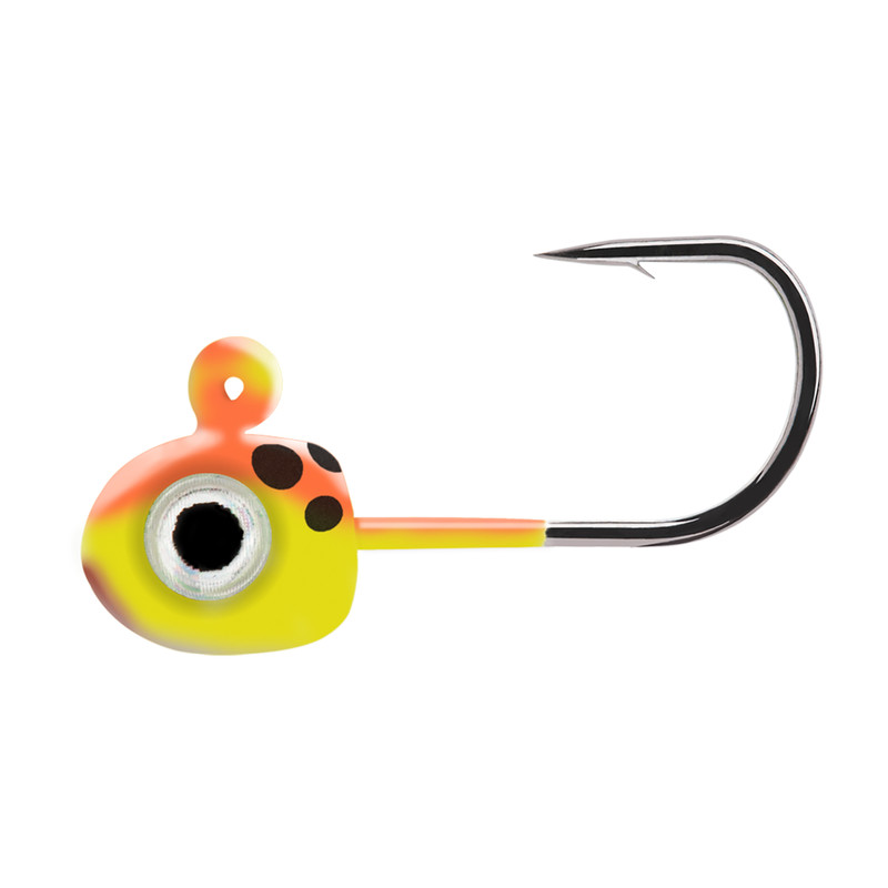 Northland Tackle Tungsten Flat Fry Jig Glow Red Jagged Tooth Tackle