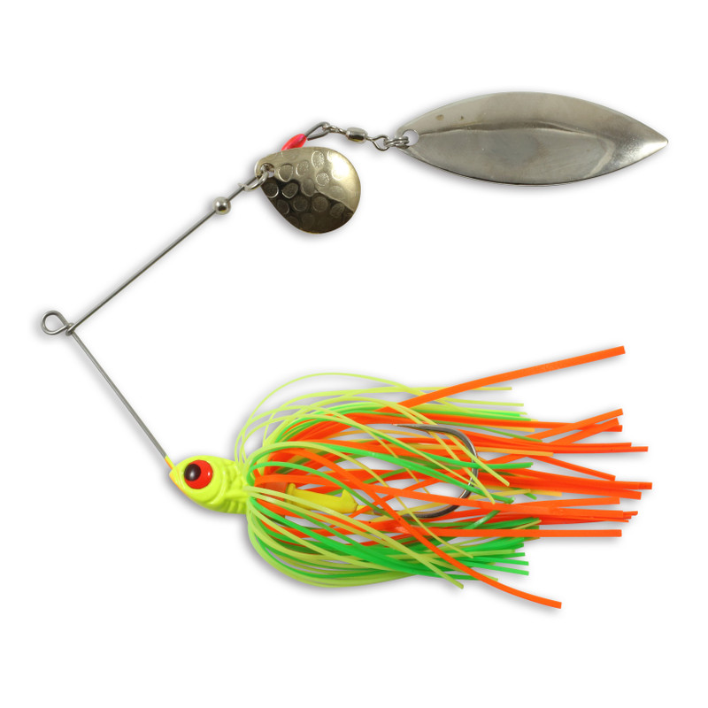  Eupheng Spinner Baits for Bass Fishing Multi-Color Kits,  Double Willow & Colorado Blades with Silicone Hubbed Skirt Bass Spinner  baits, Available in 1/4oz, 3/8oz, 1/2oz, 1/8oz, 3/16oz : Sports 
