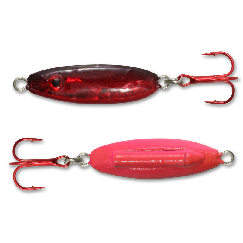 Northland Fishing Tackle UV Buck-Shot Ice Fishing Rattle Spoon, UV Pink  Tiger, 1/4 Oz, 1/Cd, Spoons -  Canada