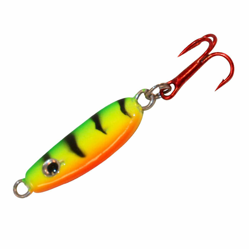 Northland Tackle Buck Shot Flutter Spoon 1/8 Ounce UV Pink Tiger