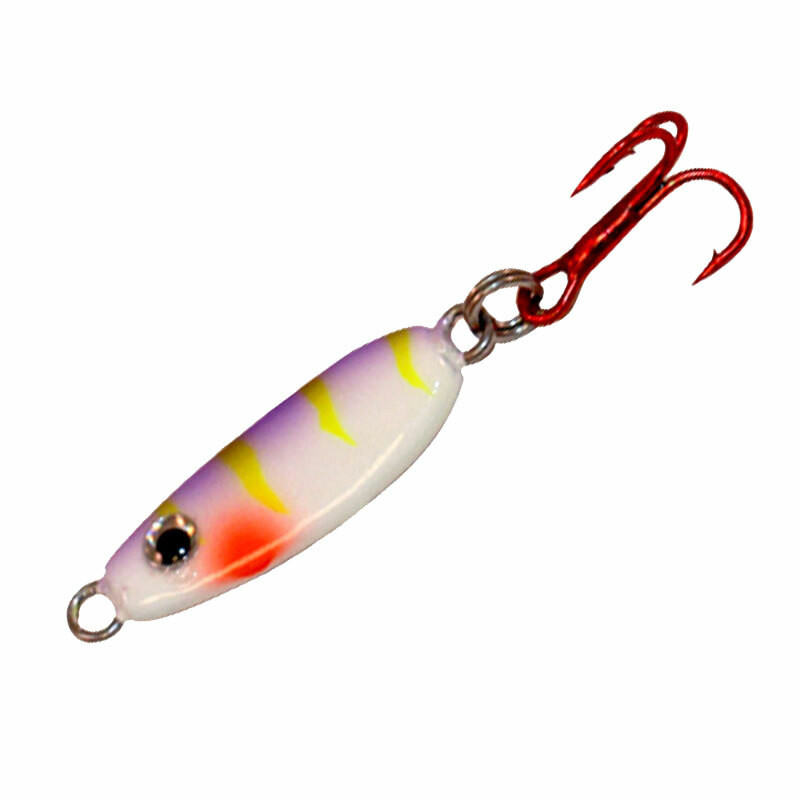 Northland Tackle Forage Minnow Spoon 3 - Super Glow Exo Blue - 1/8 oz Ice  Lure