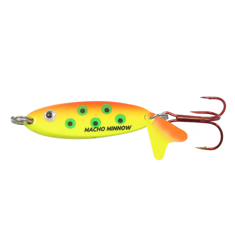 Northland Tackle Forage Minnow Spoon 3 - Super Glow Exo Blue - 1/8 oz Ice  Lure