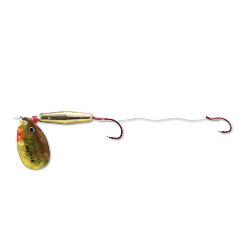Northland Fishing Tackle Baitfish Floating Crawler Spinner Harness Alewive  White (RFH6-6-AW)
