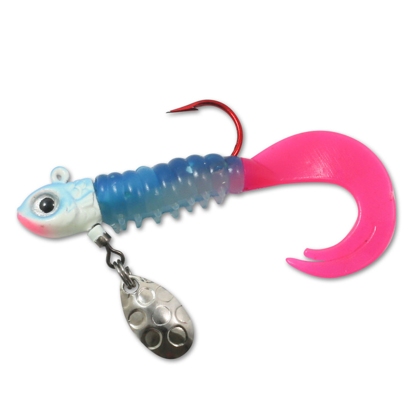 JOHNSON Crappie Buster Spin R Grub Soft Bait