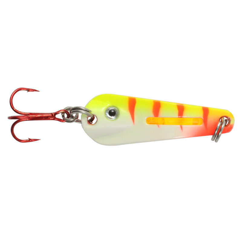 JB Lures Ghost Spoon with Glow Bones - 1/8 oz / Glow Green