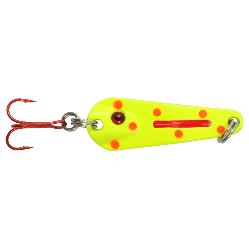 Northland Tackle BRS6-22 Buck-Shot Rattle Spoon Bait, Super-Glow Fire  Tiger, 12 oz
