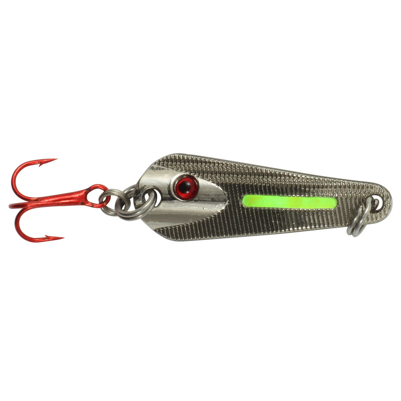Northland Tackle Glo Shot Spoon UV Electric Perch GSS4-60 1/4 oz Ice Fishing