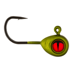 YZD 12 Piece Crappie jig Head Fishing Hook with Qatar