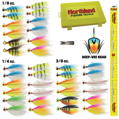 Spro Bucktail Jig-Pack of 1, Yellow, 1/4-Ounce