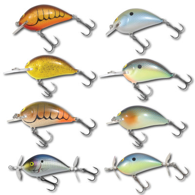 SQUAREBILL CRANKBAIT KIT - 10/KIT - ASSORTED