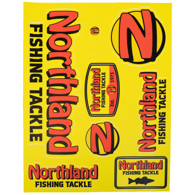 Northland Fishing Tackle Decal Sheet - Northland Fishing Tackle