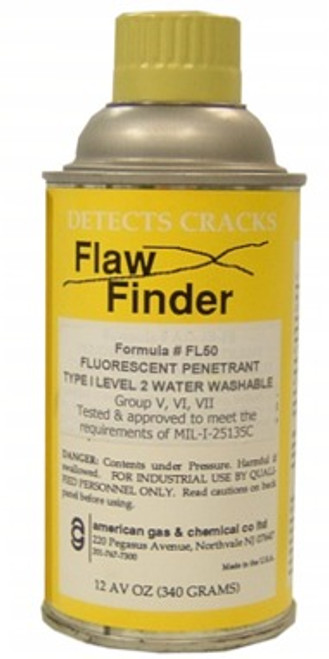 FL50-18 Fluorescent Inspection Penetrant (12 Aerosol Cans) FL50-18 Fluorescent Inspection Penetrant (12 Aerosol Cans)