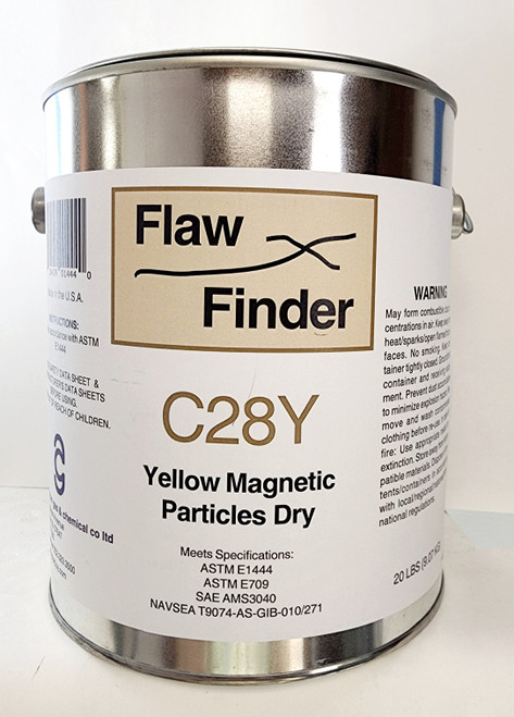 C28Y-21 Yellow Dry Magnetic Particles (20 lbs) C28Y-21 Yellow Dry Magnetic Particles (20 lbs)