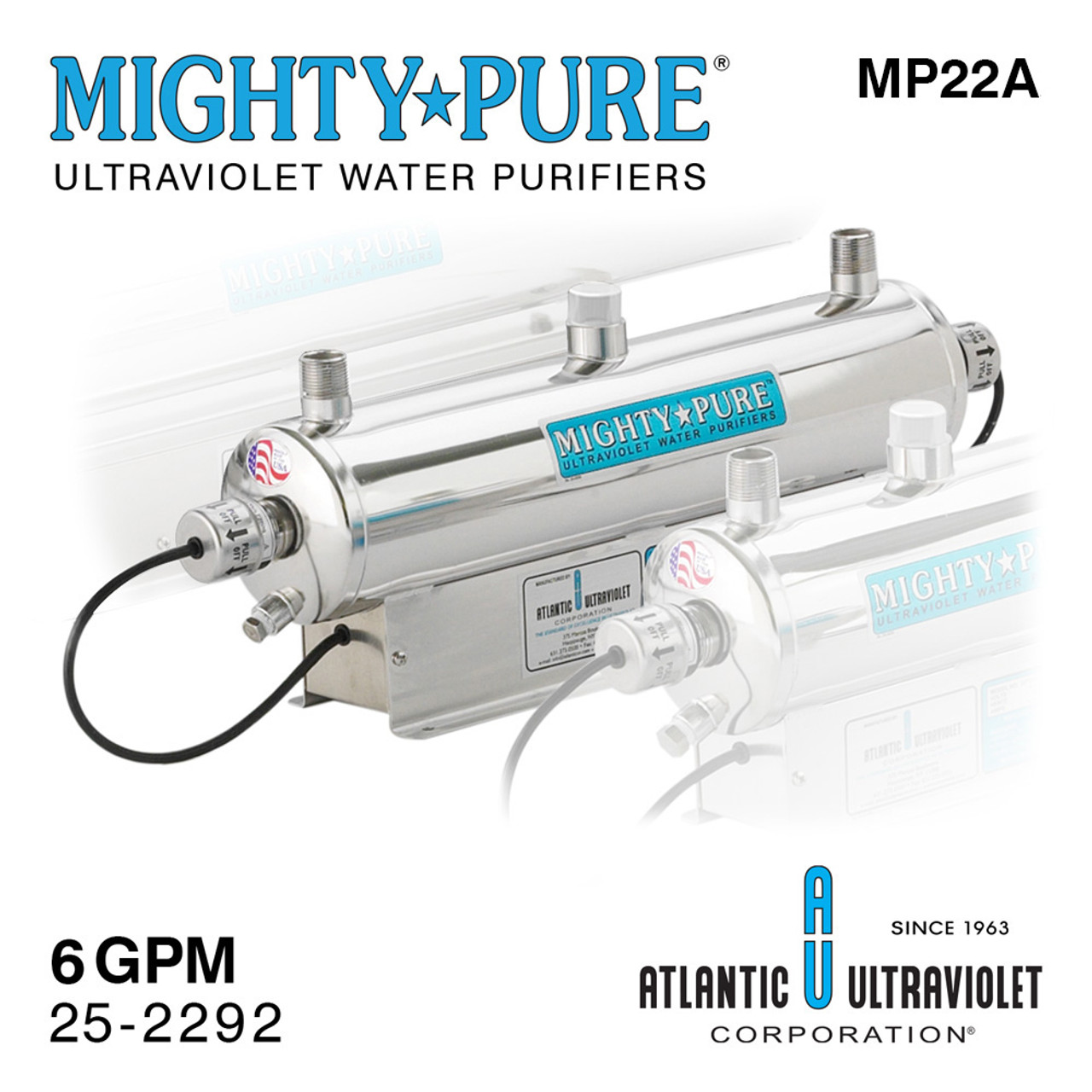 Atlantic UV Mighty Pure MP22A UV Water Purifier 25-2291