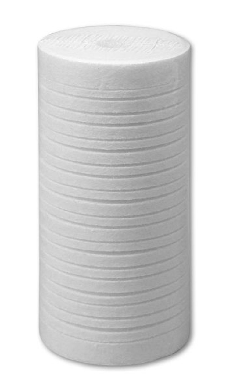 Klear 4-1/2" x 9-7/8" 5 Micron Grooved Melt Blown Polypropylene Sediment Filter GRV-45-1005