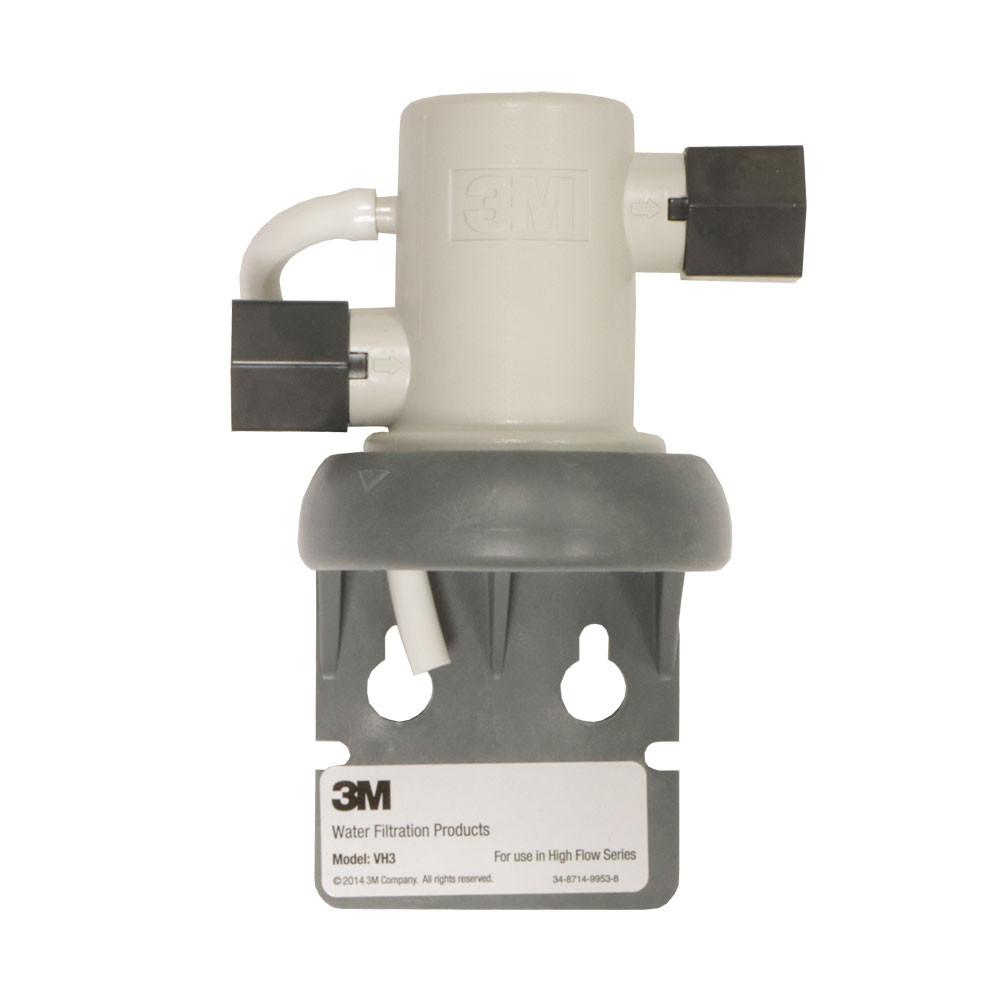 3M Water Filtration VH3-NPT Filter Head No Shroud Flat Head