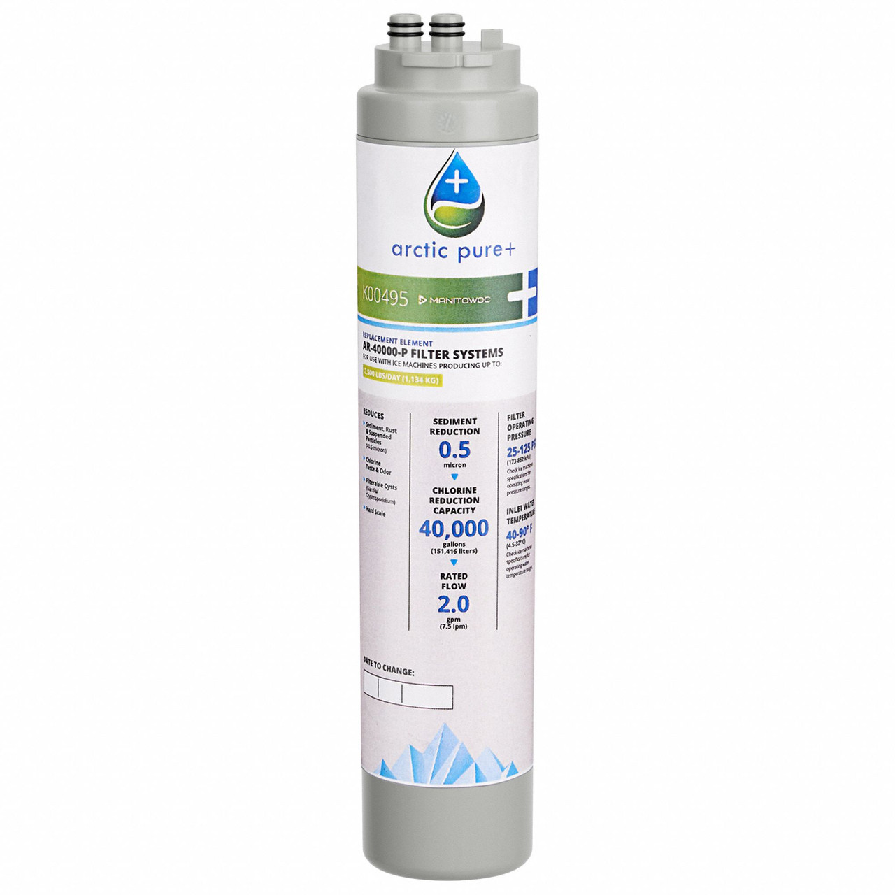 Manitowoc K00493 Filter | Arctic Pure Plus AR-10000P | 40k Gallons