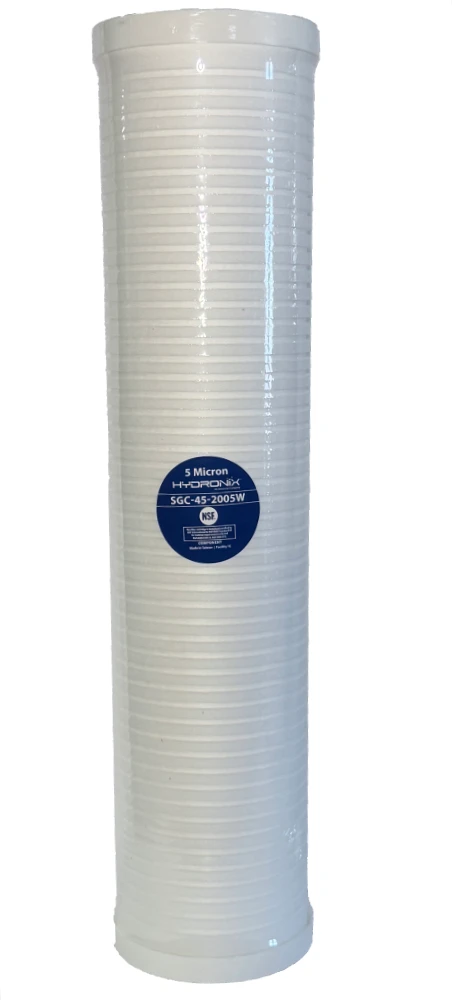 Hydronix SGC-45-2005W Whole House Filter Cartridge 5 Micron