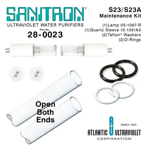 Atlantic UV 28-0023 Maintenance Kit for Sanitron S23, S23A